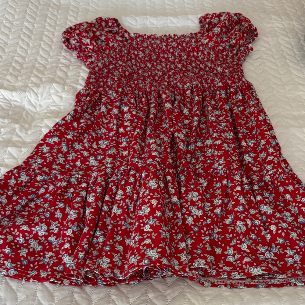 SweetHoney Red Floral Dress M
